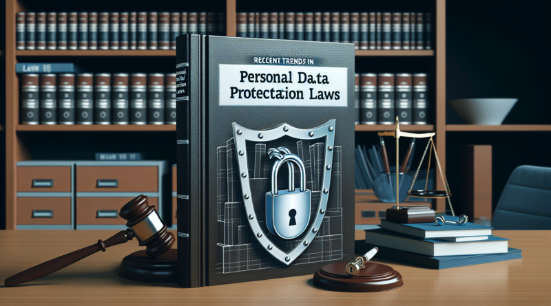 Recent Trends in Personal Data Protection Laws from a Legal Perspective