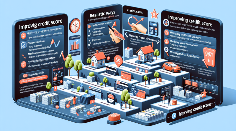 **Realistic Ways to Improve Your Credit Score and Points to Note**

Improving your credit score is a critical step in managing your financial health. Here are some realistic methods to boost your credit score, along with key considerations:

1. **Pay Your