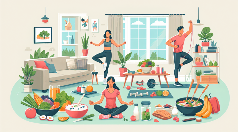 – Home Fitness for a Healthy Lifestyle: Exercise Routines and Healthy Eating Habits That Are Easy to Practice in Daily Life